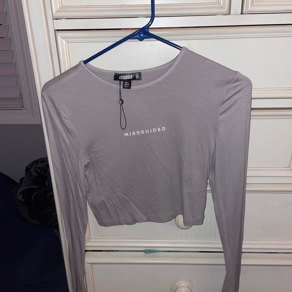 Misguided long sleeve shirt (never worn)